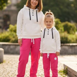 Family Look Set: Dámska a dievčenská mikina Puff Comfort