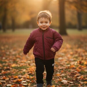 Chlapčenská prešívaná bunda Autumn Glow
