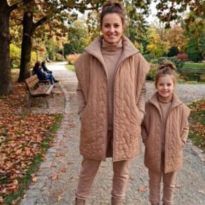 Dámska prešívaná vesta „Sunny Duo“